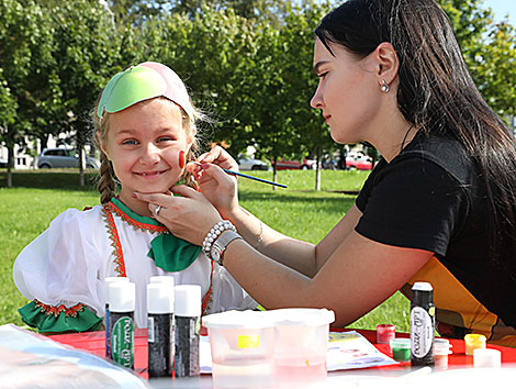 Apple Feast of the Saviour festival in Polotsk