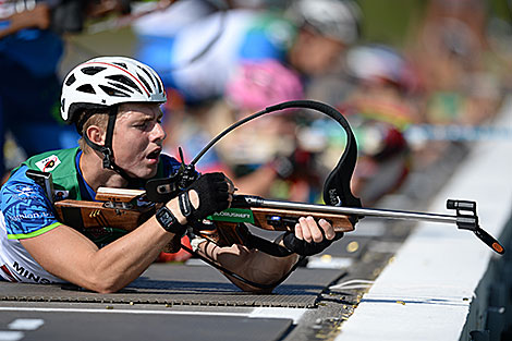 Удзельнікі чэмпіяната свету па летнім біятлоне треэніруюцца ў 