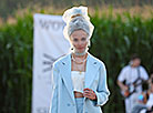Belarusian designers stage fashion show in corn field