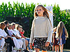 Belarusian designers stage fashion show in corn field