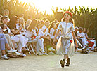 Belarusian designers stage fashion show in corn field