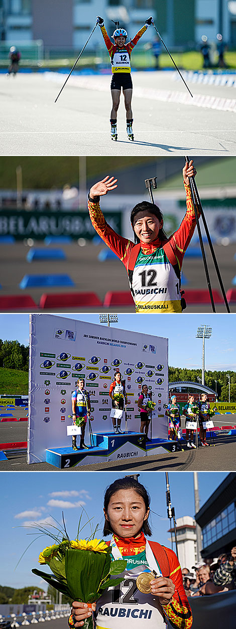 2019 IBU Summer Biathlon World Championships in Raubichi: pursuit (women) 