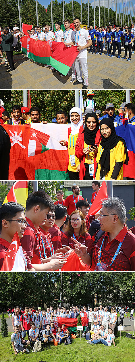 Участие белорусской сборной в открытии Деревни WorldSkills 2019