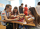 Белорусские участники в кружке робототехники