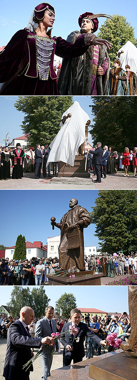 Monument to Leu Sapieha was unveiled in Slonim on Belarusian Written Language Day