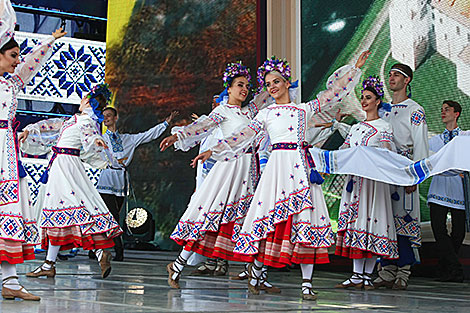 Церемония открытия Дня белорусской письменности в Слониме