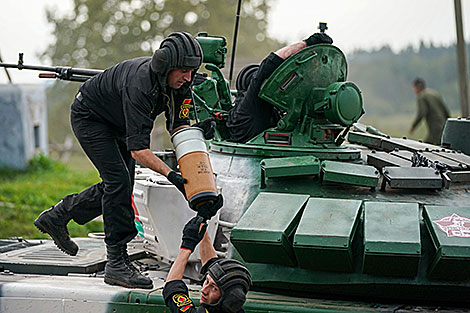 Tankman's Day celebrations at Stalin Line