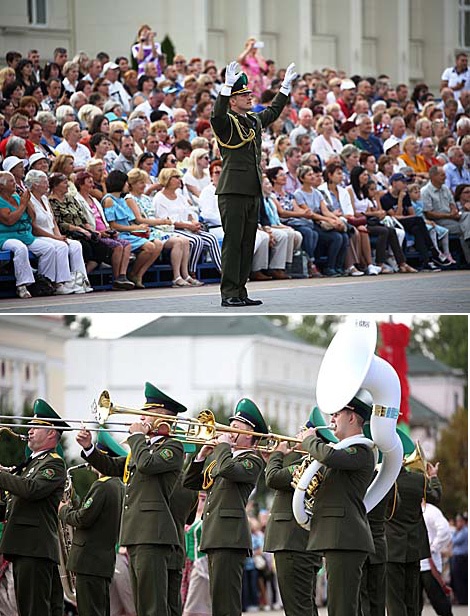 Парад оркестров в Бресте