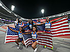 Team USA wins in 4x100 meters relay