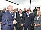 Aleksandr Lukashenko and Volodymyr Zelensky in the Zhitomir airport 