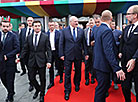 Volodymyr Zelensky and Aleksandr Lukashenko after the 2nd Forum of Regions of Belarus and Ukraine