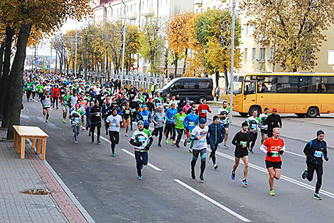 Athletics marathon in Mogilev