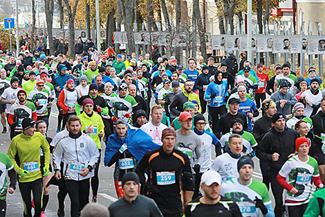 Athletics marathon in Mogilev