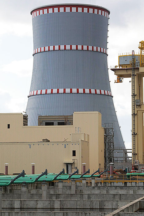 Defenses of the Belarusian nuclear power plant and preparations for reactor startup