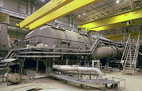 Defenses of the Belarusian nuclear power plant and preparations for reactor startup