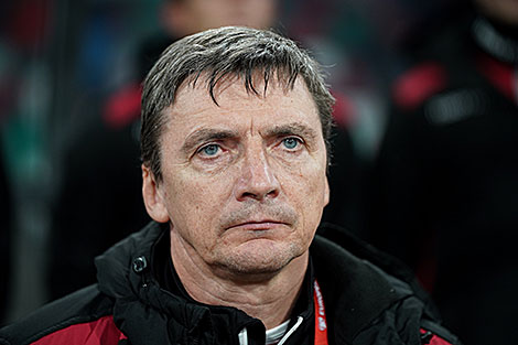 Главный тренер сборной Беларуси по футболу Михаил Мархель