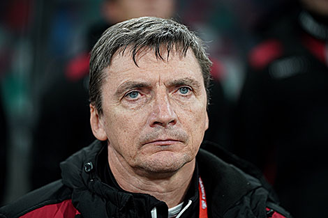 Галоўны трэнер футбольнай зборнай Беларусі Міхаіл Мархель