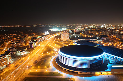 Minsk city lights