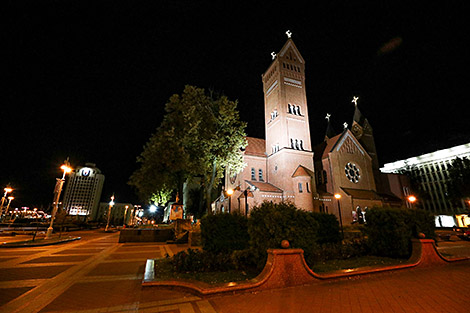 Church of Sts. Simeon and Elena (Red Church) in Minsk