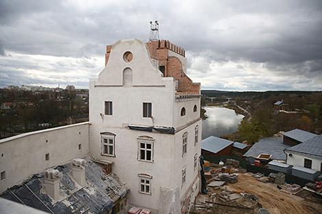Old Castle restoration in Grodno