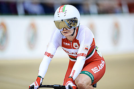 Белоруска Татьяна Шаракова выиграла бронзу на этапе КМ по велоспорту на треке