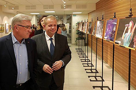 Deputy Chairman of the Mogilev Oblast Executive Committee Valery Malashko and Belarus Culture Minister Yuri Bondar