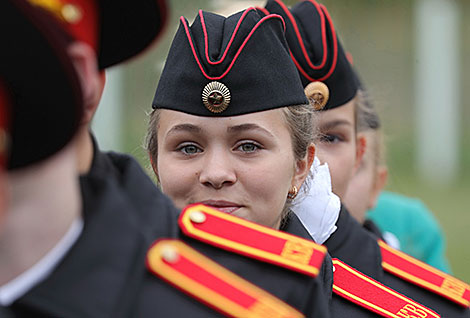 Первокурсники Минского областного кадетского училища дали клятву кадета
