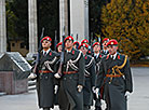 Wreath-laying ceremony at the Soviet War Memorial in Vienna