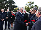 Wreath-laying ceremony at the Soviet War Memorial in Vienna