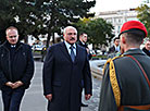 Wreath-laying ceremony at the Soviet War Memorial in Vienna