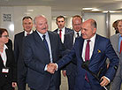 Belarus President Aleksandr Lukashenko and President of the National Council of Austria Wolfgang Sobotka