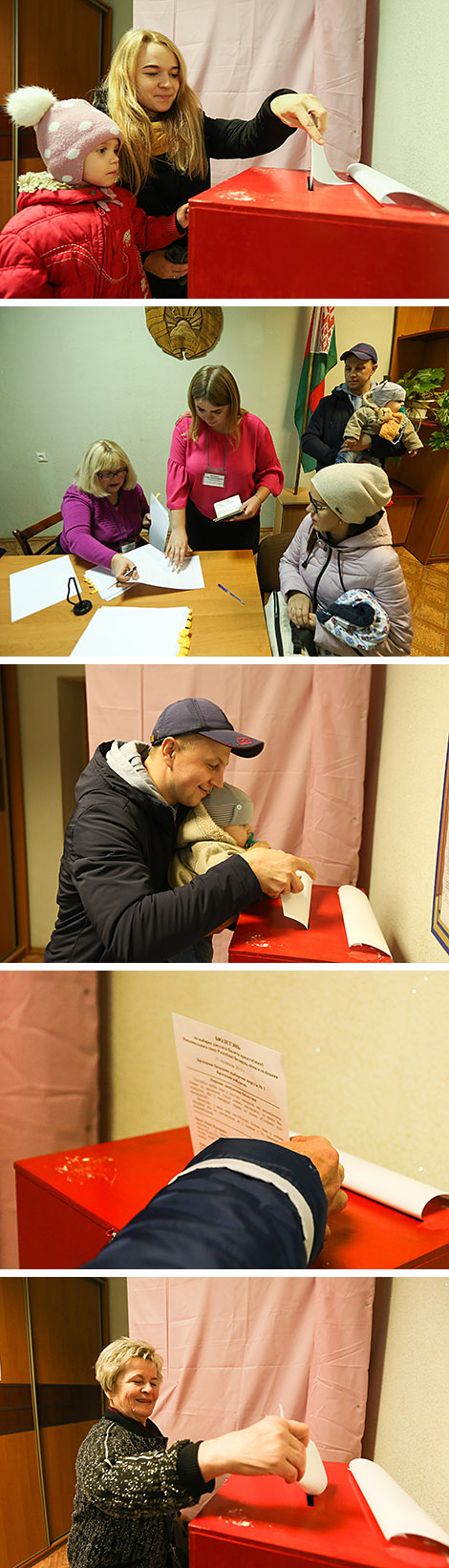 Early voting at polling station No.29 in Brest