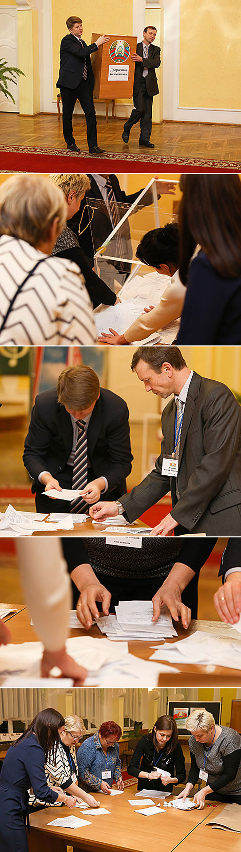 Vote count in progress in Brest