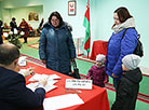 Voting at polling station No.699 in Minsk