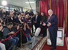 Aleksandr Lukashenko at the meeting with media representatives