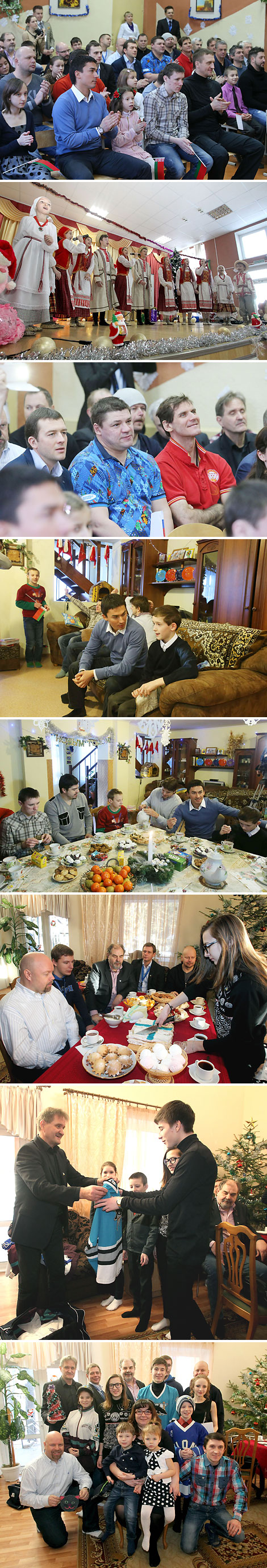 Participants of Christmas ice hockey tournament visit Istoki children’s village