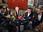 State Secretary of the Belarus-Russia Union State Grigory Rapota casts his vote 