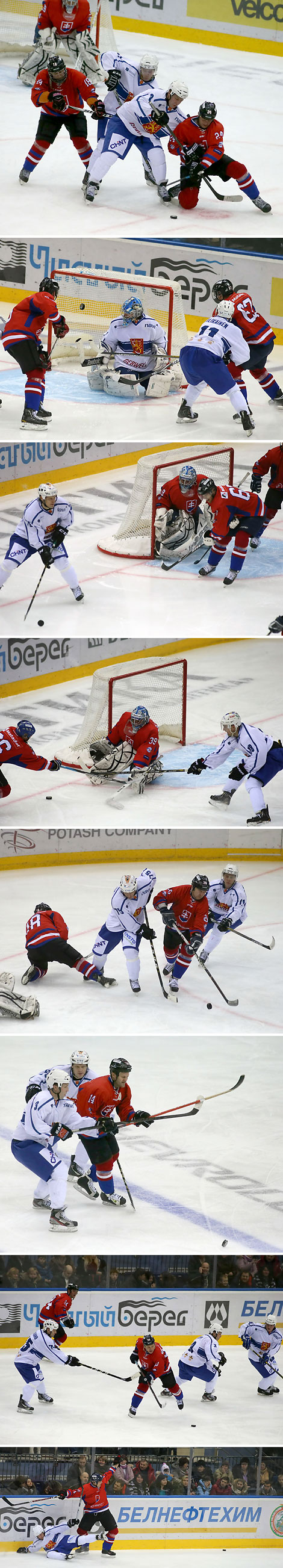 Bronze-medal game: Finland v Slovakia (8-6)