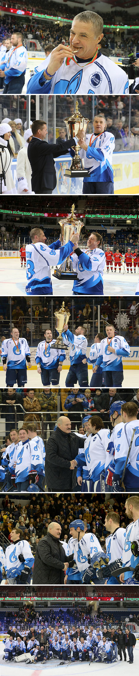 Russia wins Christmas ice hockey tournament in Minsk