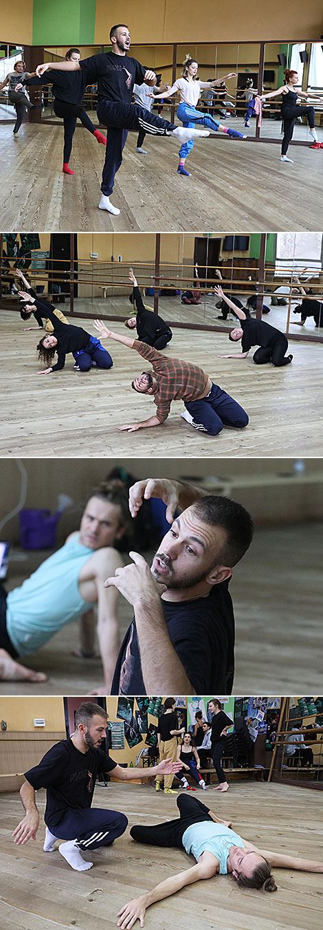 The workshop of Italian choreographer Emanuel Rosa 