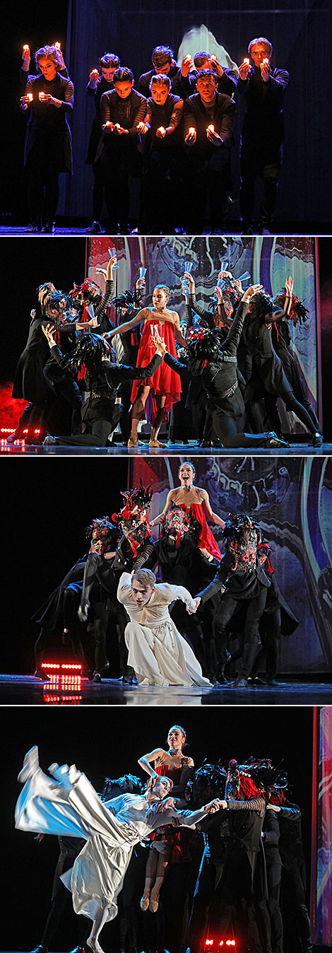 《维伊》芭蕾舞剧的全球首演维捷布斯克上演了