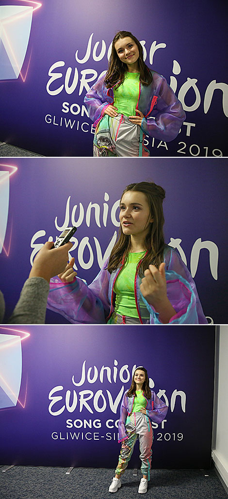 Liza Misnikova at Junior Eurovision 2019