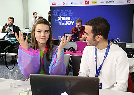 Liza Misnikova at Junior Eurovision 2019