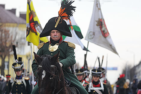 Battle of Berezina reenactment