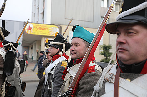 Battle of Berezina reenactment