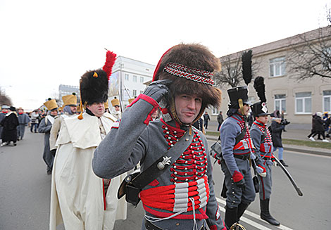 Battle of Berezina reenactment