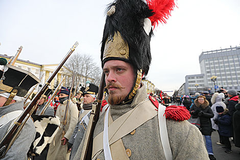 Battle of Berezina reenactment