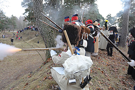 Battle of Berezina reenactment