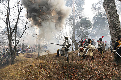 Battle of Berezina reenactment