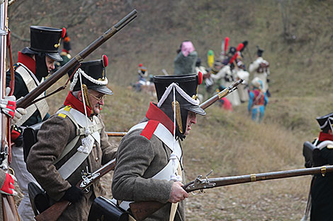 Battle of Berezina reenactment